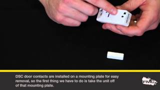 Tech Tips Video: Replacing a Battery in a DSC WS4945 Wireless Door Contact