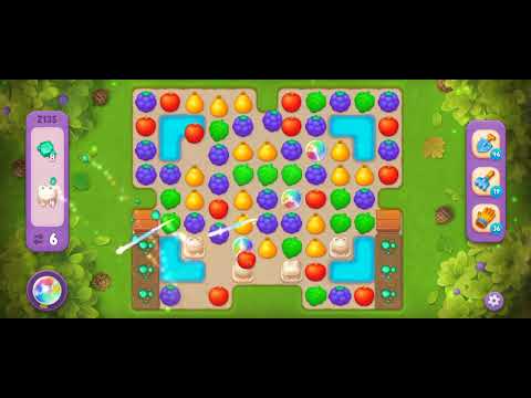 Gardenscapes Level 2135 [No booster] [Super Hard Level] #androidgameplay #gardenscapesgame #tranding