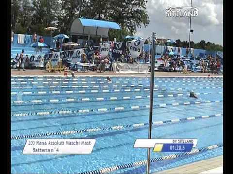 Serie 8 dei 200 Rana  Assoluti Maschi Master - 13 Memorial Andrea Bettiol