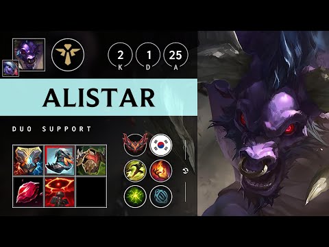 Alistar Support vs Pyke - KR Grandmaster Patch 25.11