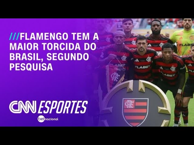Pesquisa aponta que Flamengo tem a maior torcida do Brasil | CNN PRIME TIME