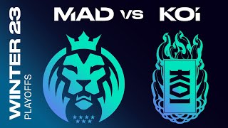 LEC Winter Split 2023 - W6D2 - MAD vs KOI