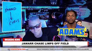 BREAKING: JaMarr Chase limps off field.. appears OK