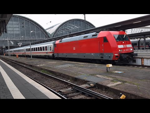 Bereitstellung + Abfahrt des IC 2374 im Frankfurter Hauptbahnhof