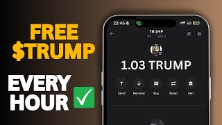 How I Earn FREE $Trump Crypto Every Hour - REAL PROOF (FreeTrump Review!)