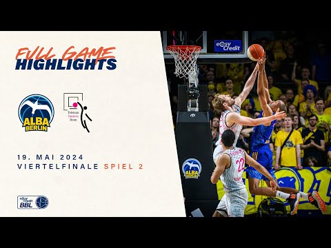 ALBA BERLIN vs. Telekom Baskets Bonn - Full Game Highlights - Viertelfinale Spiel 2 - Playoffs 23/24