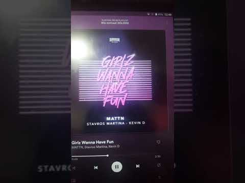 MATTTN and Stavros Martina feat Kevin D - Girlz Wanna Have Fun On Spotify 80's Remixed and 80's EDM