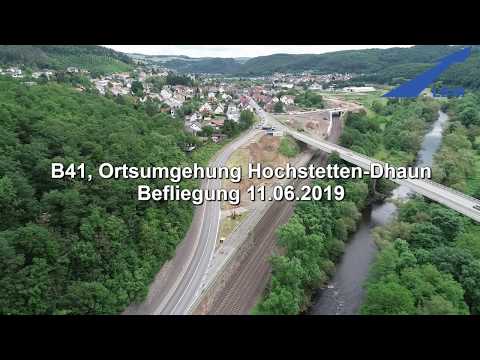 B41, Ortsumgehung Hochstetten-Dhaun Befliegung 11.06.2019