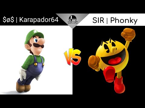 FSC#1 Smash Ultimate Winners Quarter Finals - Sir | Phonky (Pac Man) Vs. $ø$ | Karapador64 (Luigi)