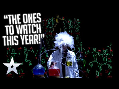 LED dance group Light Balance are "ones to watch"! | Live Show | BGT Series 8