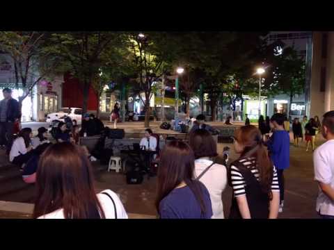 Hongdae street performer