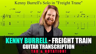 Freight Trane - Kenny Burrell - Guitar Solo Transcription