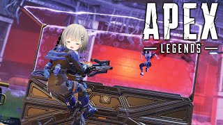 【APEX】被ダメ王のフルパランクw ハセシン 常闇トワ【パカエル】