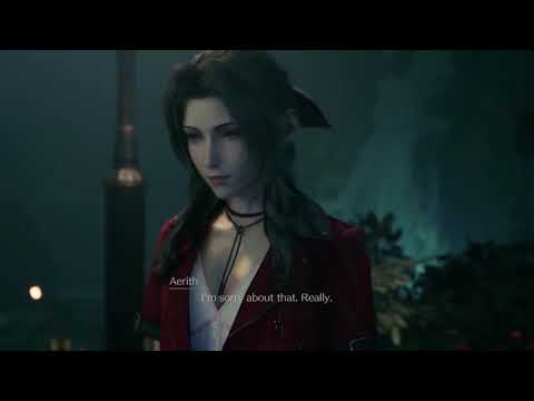 Aerith warns Cloud not to fall in love with her - FINAL FANTASY VII REMAKE