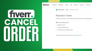 How To Cancel Fiverr Order Without Losing The Completion Rate (2024) Easy Tutorial