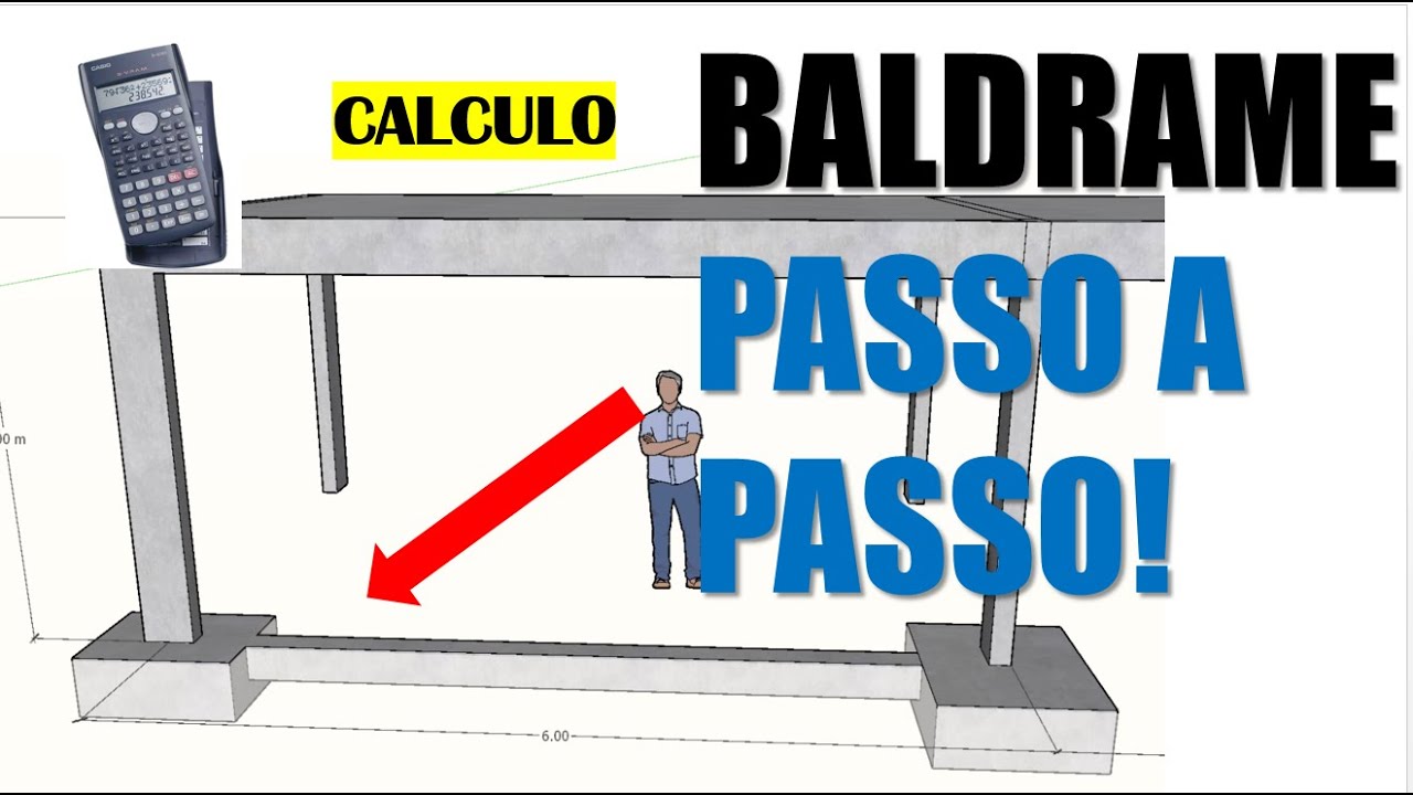 Calculo Viga Baldrame I Tamanho e Ferragem I Passo a Passo I Eng Civil Rodrigo