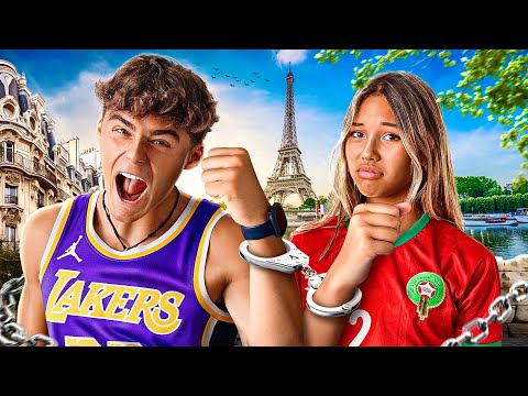 24 HOURS HANDCUFFED WITH LAMEUFDUFOND?! (We didn't just sleep together...)