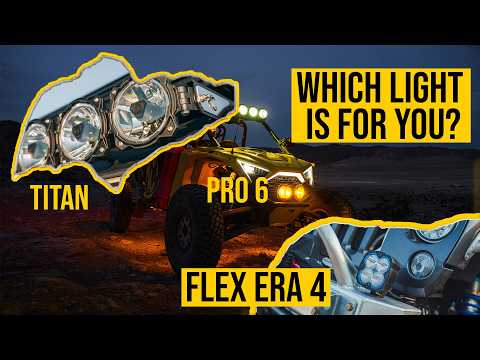 FLEX ERA 4 vs Gravity Pro6 vs Gravity Titan: Best KC Off-Road Light for Your Build