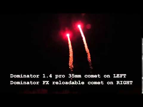 Dominator 1.4 pro 35mm comet vs Dominator FX reloadable comet