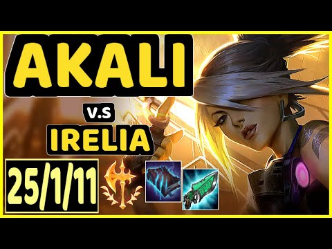 FROGGEN (AKALI) vs IRELIA - 25/1/11 KDA MID CHALLENGER GAMEPLAY - NA