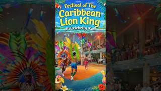 Festival Of The Caribbean Lion King! #celebritycruises #bazaar