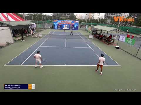 Dat Bac Lieu - Giang Le 🆚 Chinh Ngua - Khoa Ahi 🎾 Vntennis - Ahi Cup2019