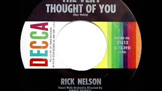 1964 HITS ARCHIVE: The Very Thought Of You - Rick Nelson