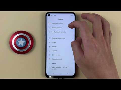 Screen touch sound on Realme 6 Android 11