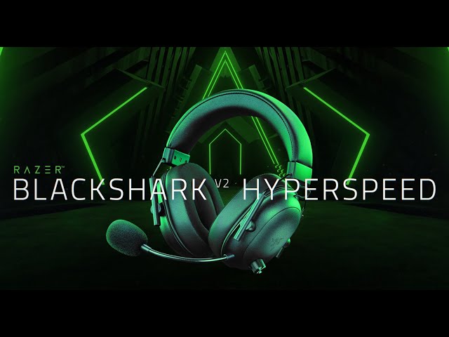 Cuffie da gioco wireless Razer BlackShark V2 HyperSpeed bianche video