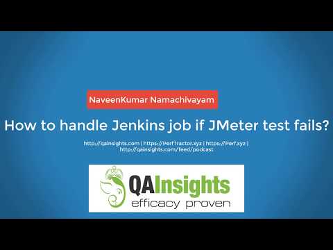 How to handle Jenkins job if JMeter test fails?