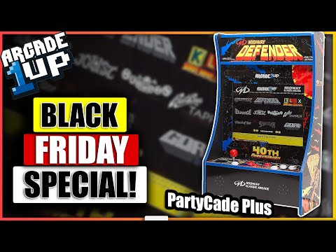 Arcade1Up NEW PartyCade "PLUS" - Defender now available with 10 Games!