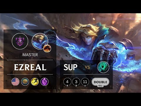 Ezreal Support vs Thresh - NA Master Patch 9.12