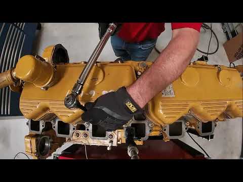 3406 Cat Nozzle Fuel Lines and Rocker Covers