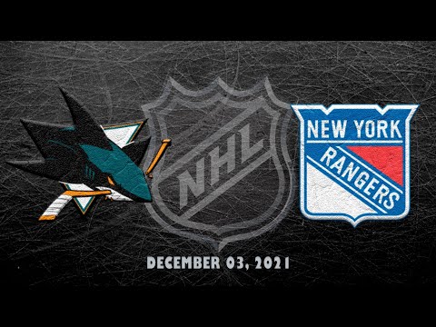 NHL Sharks vs Rangers | Dec.3, 2021