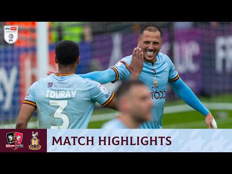 FC Exeter City 1-2 AFC Association Football Club Bradford City