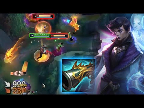 How this Aphelios Make ENEMIES Rage Quit at 15 Min - Eng Sub