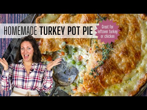 CLASSIC TURKEY POT PIE | Perfect leftover recipe!!