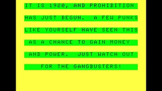 Gangbusters for the TRS-80 CoCo