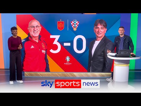 Euro 2024: A look at the stats behind Spain's impressive 3-0 win over Croatia