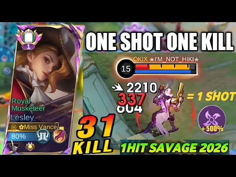 BEST LESLEY DAMAGE BUILD 2026 🔥 INSANE ONE SHOT + ULTIMATE END BUILD 2026 NEW META MUST TRY 