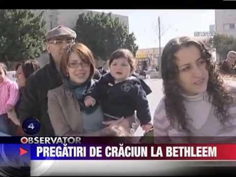 Pregatiri de Craciun la Bethleem 27 NOIEMBRIE 2011