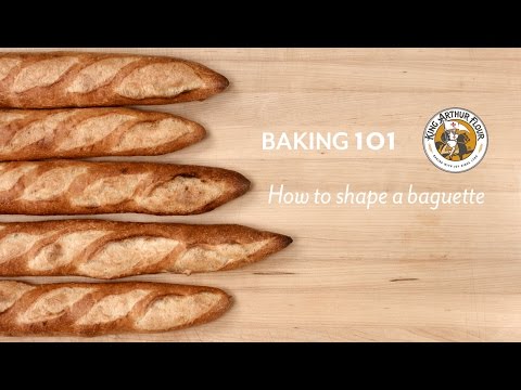 How to shape a baguette
