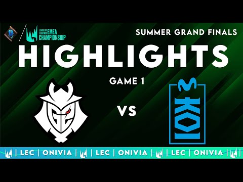 G2 vs MKOI Highlights Game 1 | LEC 2025 GRAND FINALS | G2 Esports vs Movistar KOI by Onivia
