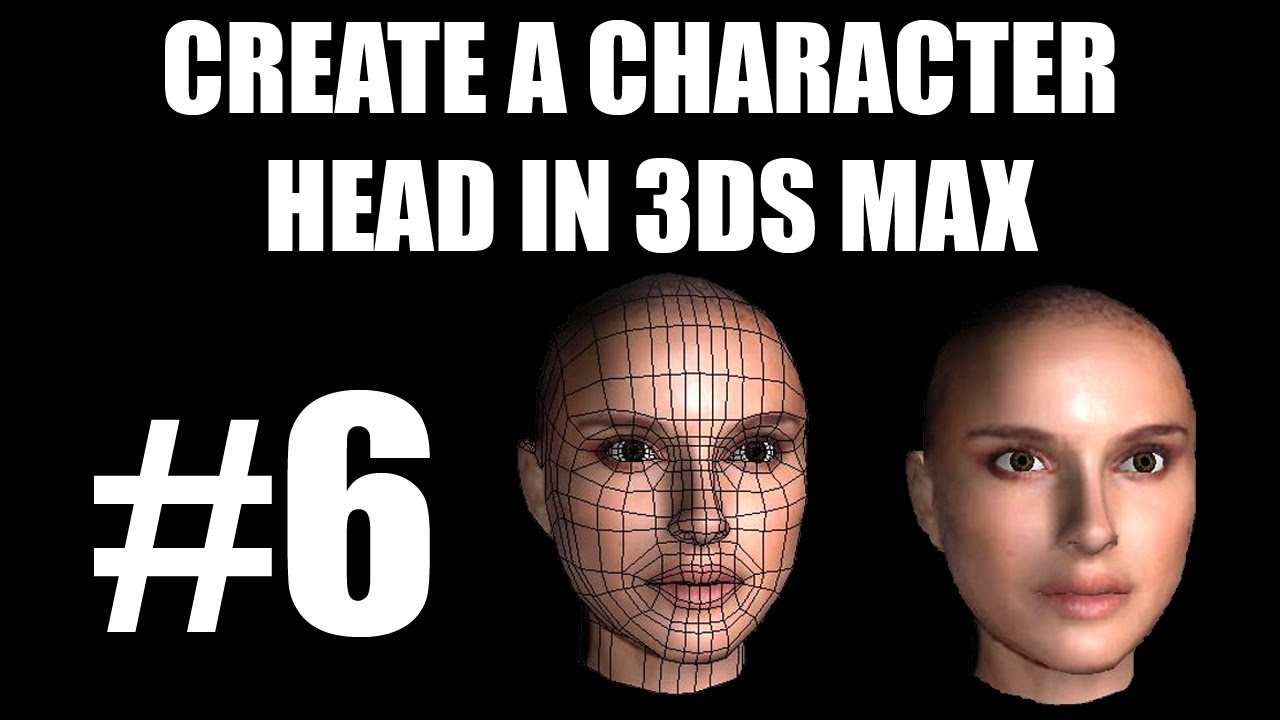 Human Character Head Modelling of Natalie Portman - 3ds Max Tutorial - video 12