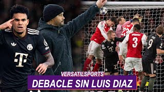 DEBACLE sin LUIS DIAZ | PRENSA EUROPEA REACCIONA a DERROTA de BAYERN MUNICH vs ARSENAL