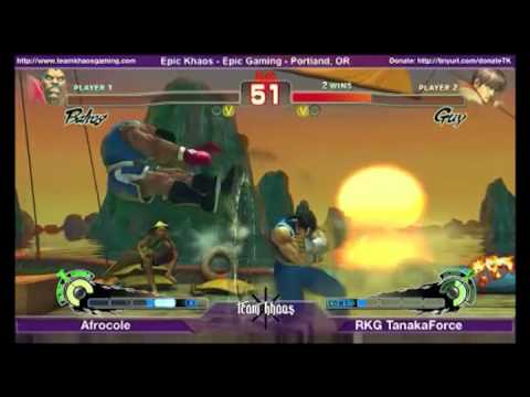 EPIC KHAOS MARCH SSF4 TOP 8 - AfroCole (BOX_SIM) vs RKG TanakaForce (GUY) Winners Finals