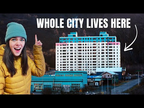 ALASKAN TOWN THAT LIVES IN ONE BUILDING | Exploring America's Most Unique Town - Whittier Alaska