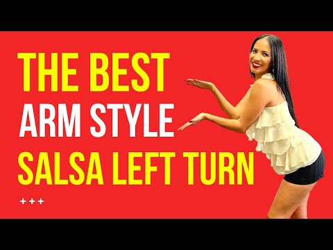 How to style a Salsa LEFT Turn like a PRO | The BEST styling arms