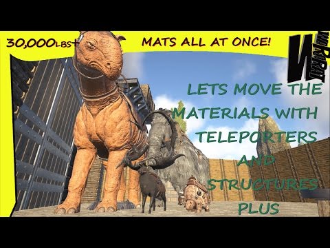 Fastest way to move lots of materials in ARK: Survival Evolved