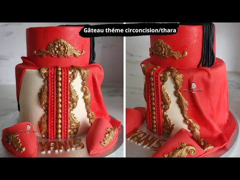 gâteau circoncision ou thara, thème beldi